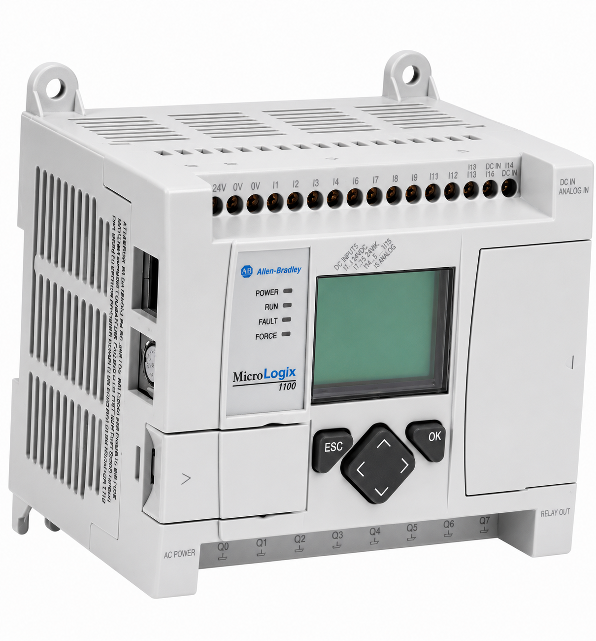 AB Micrologix 1100 PLC Controller (MPN 1763-L16DWD) - Used & Tested