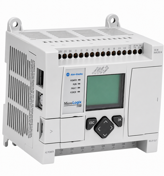 AB Micrologix 1100 PLC Controller (MPN 1763-L16DWD) - Used & Tested