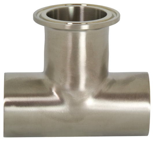 1" Polished weld run x Tri-Clamp branch tee (MPN B7WWM-G100)