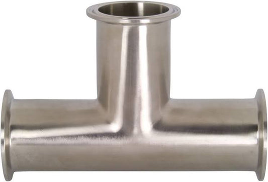 Sanitary Tri-Clamp Tee – 304 Stainless Steel (B7MP-G200)